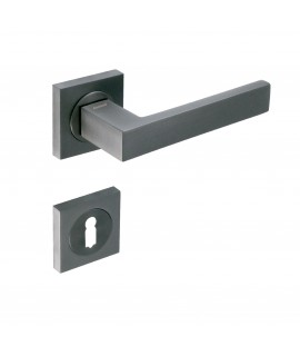 Duo Graphite/shiny chrome door handles