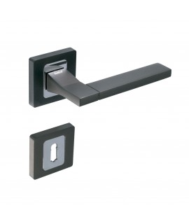 Duo Graphite/shiny chrome door handles